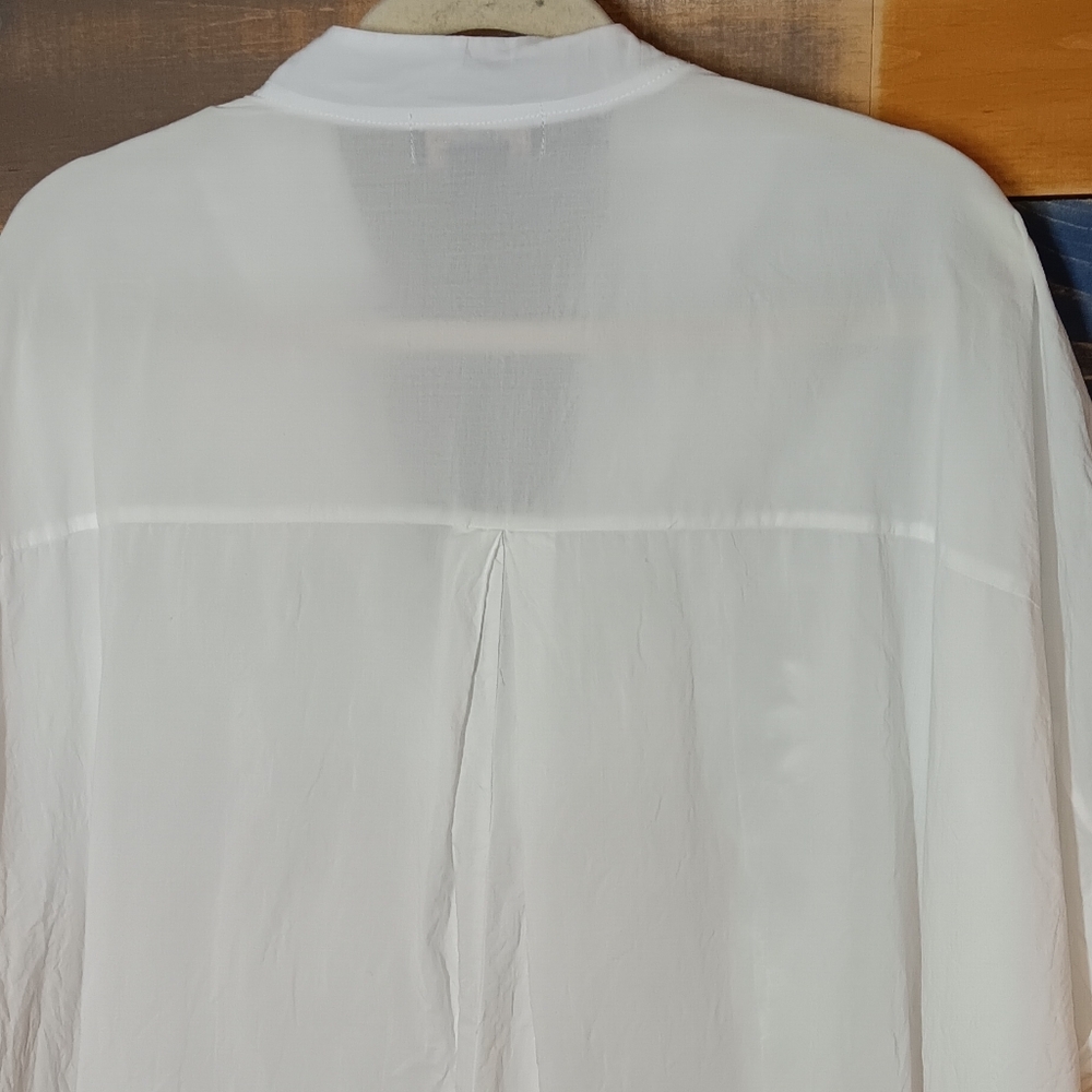 Rain Bohemian Top White L Embroidered - Picture 6 of 6